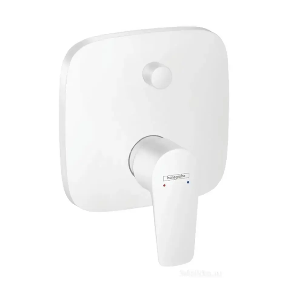 Hansgrohe Talis® E Tek Kollu Banyo Bataryası Ankastre Montaj Mat Beyaz, 71474700 - 1