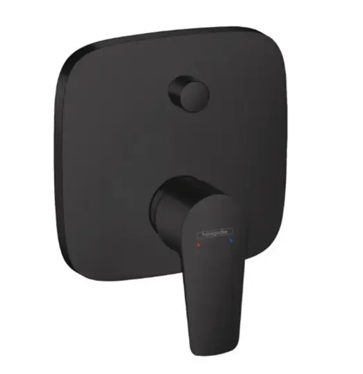 Hansgrohe Talis® E Tek Kollu Banyo Bataryası Ankastre Montaj Mat Siyah, 71474670
