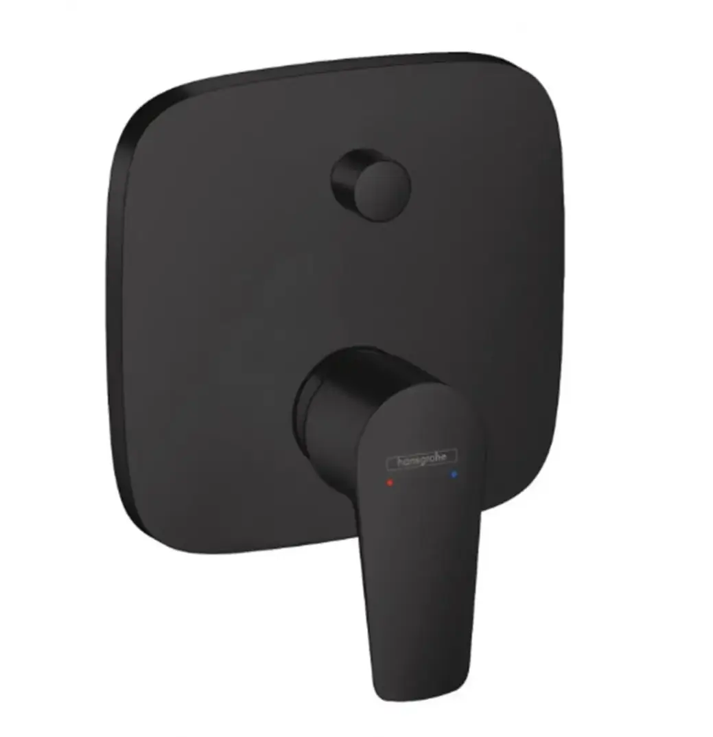 Hansgrohe Talis® E Tek Kollu Banyo Bataryası Ankastre Montaj Mat Siyah, 71474670 - 1