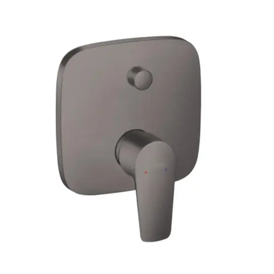Hansgrohe Talis® E Tek Kollu Banyo Bataryası Ankastre Montaj Mat Siyah Krom, 71474340