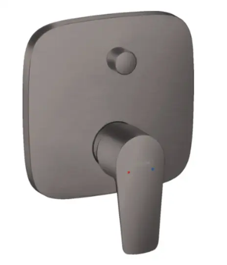 Hansgrohe Talis® E Tek Kollu Banyo Bataryası Ankastre Montaj Mat Siyah Krom, 71745340