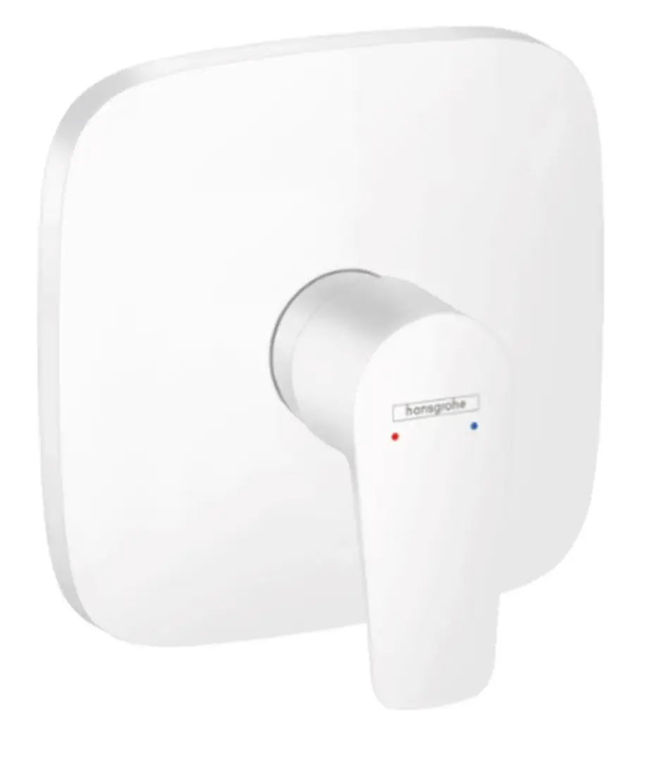 Hansgrohe Talis® E Tek Kollu Duş Bataryası Ankastre Montaj Mat Beyaz, 71765700 - 1