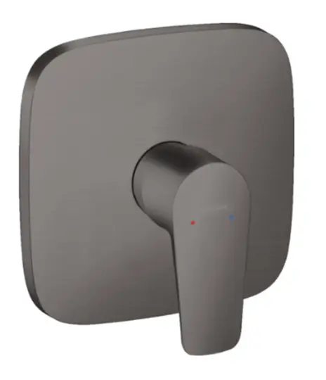 Hansgrohe Talis® E Tek Kollu Duş Bataryası Ankastre Montaj Mat Siyah Krom, 71765340