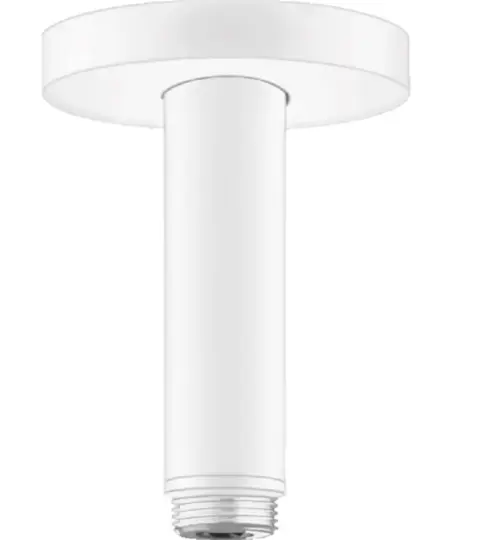 Hansgrohe Tavan Bağlantısı S 100 Mm Mat Beyaz, 27393700