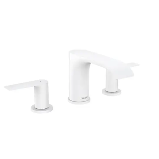 Hansgrohe Vivenis 3-Delikli Lavabo Bataryası 90 Kumandalı Satin Beyaz, 75033700