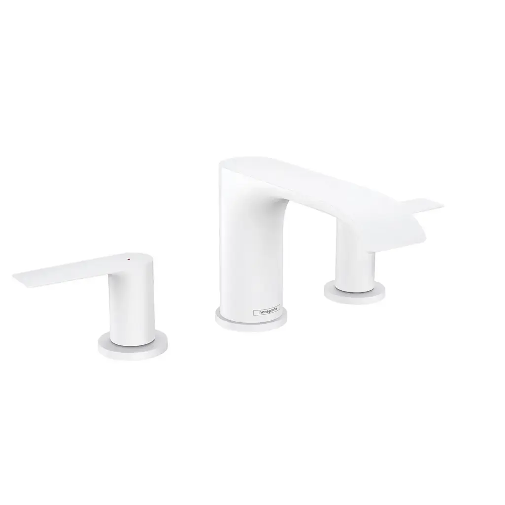 Hansgrohe Vivenis 3-Delikli Lavabo Bataryası 90 Kumandalı Satin Beyaz, 75033700 - 1
