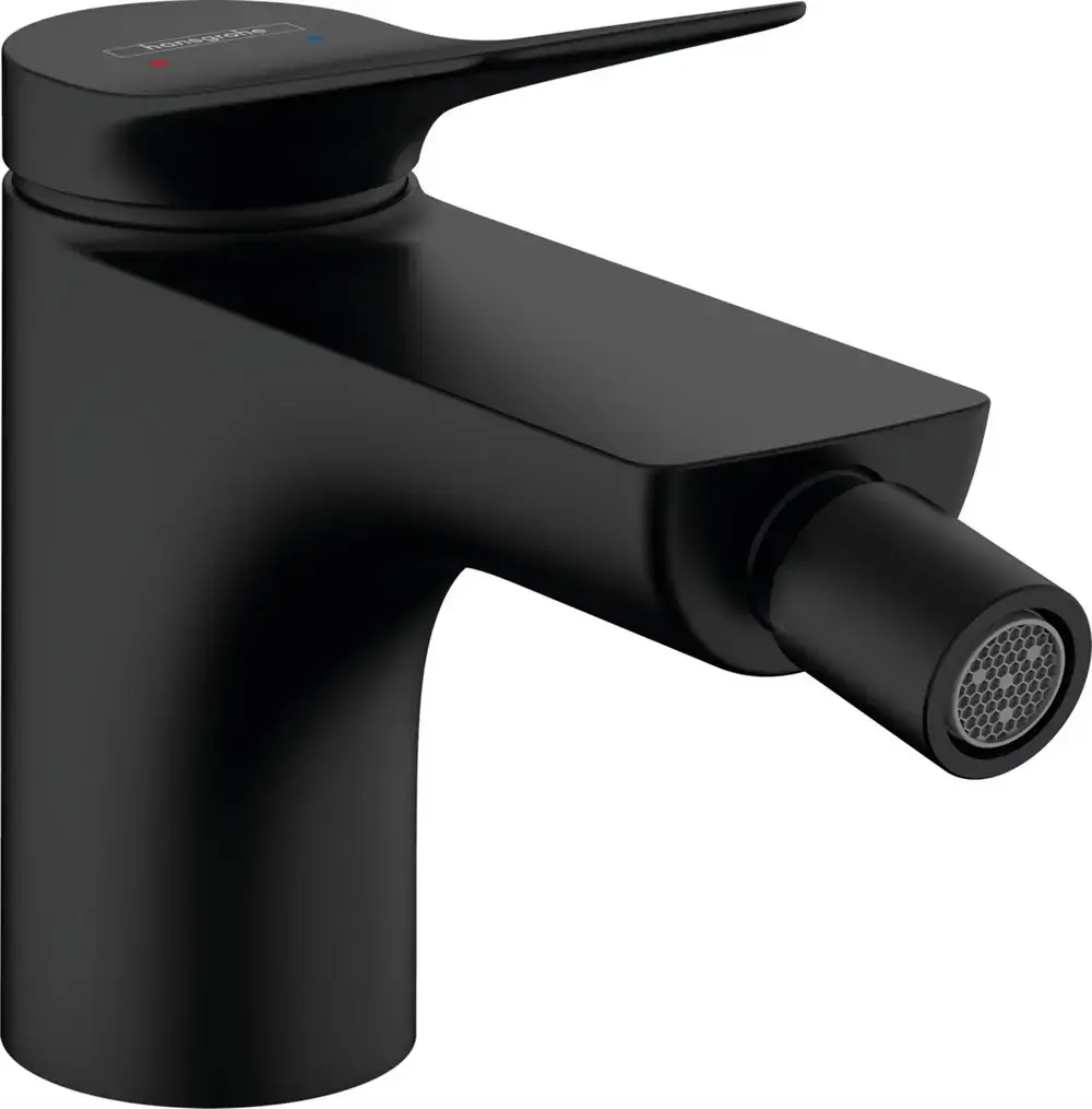Hansgrohe Vivenis Tek Kollu Bide Bataryası Kumandalı Satin Siyah, 75200670 - 1