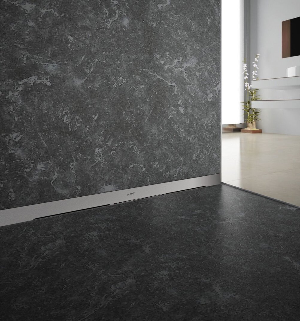 Hüppe Ambiance Duş Kanalı, Duvardan, Mat, 60 cm, 47H0035000000001 - 1