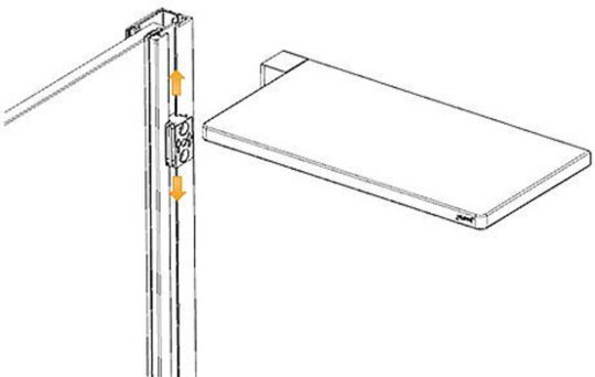 Hüppe Select+ Tablet Malzemelik, Siyah, SL51011230000000 - 3