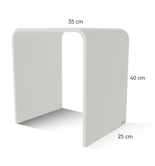 Hüppe Solid Duş Oturağı, Beyaz, 3SEAT12350250400B - 3