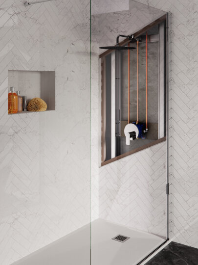Ideal Standard Ankastre Easy-Box Banyo Bataryası (Sıva Altı Grubu), A1000NU - 3