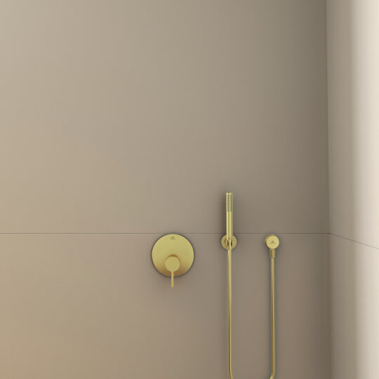 Ideal Standard Atelier IdealRain El Duşu, Fırçalı Altın, BC774A2 - 3