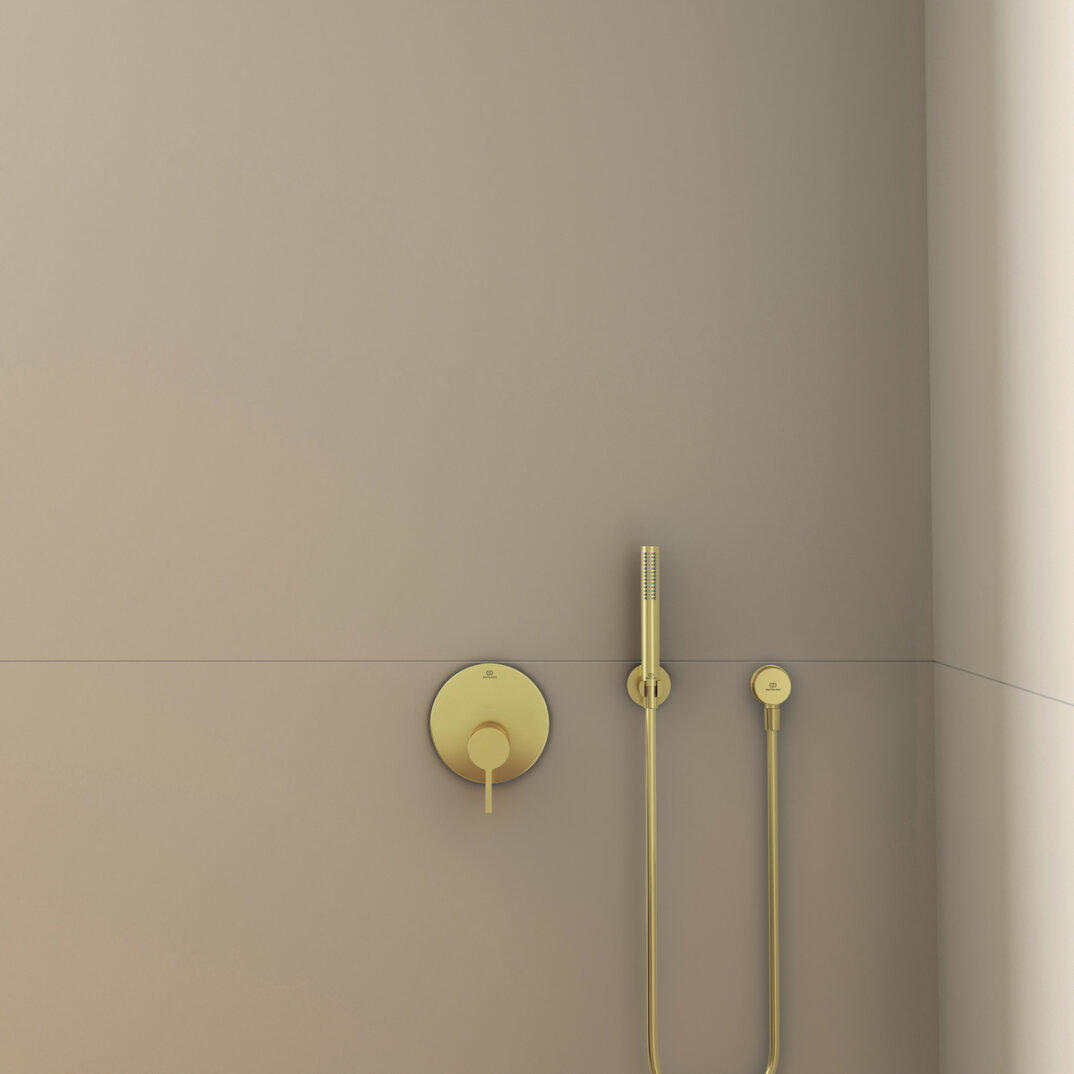 Ideal Standard Atelier IdealRain El Duşu, Fırçalı Altın, BC774A2 - 3