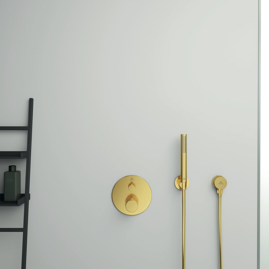 Ideal Standard Atelier IdealRain El Duşu, Fırçalı Altın, BC774A2 - 5