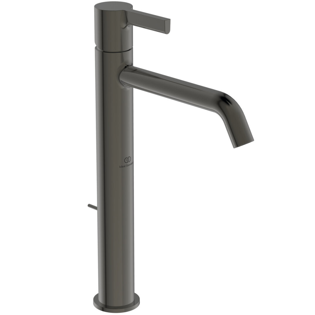 Ideal Standard Atelier Joy Tezgah Üstü Lavabo Bataryası, Manyetik Gri (Sifon kumandalı), BC781A5 - 1