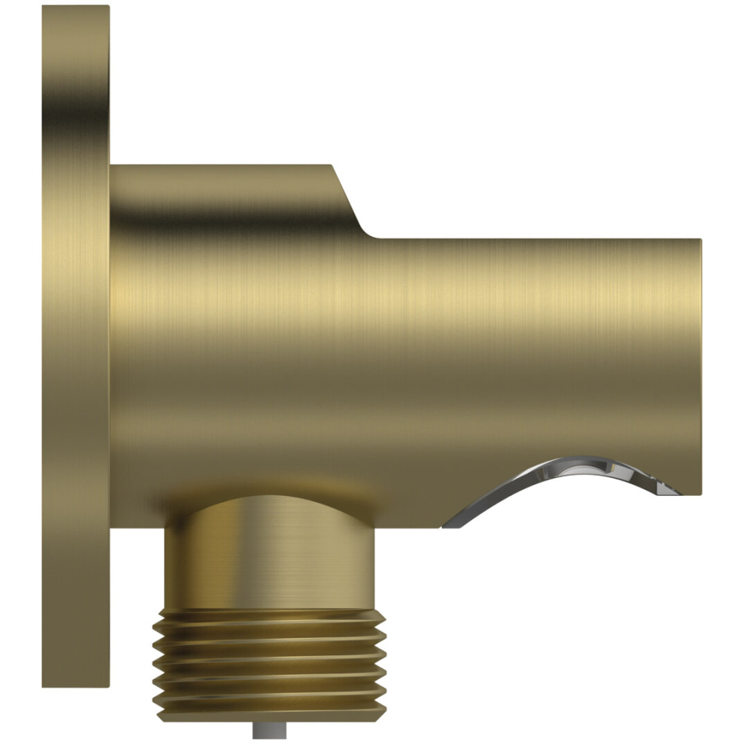 Ideal Standard IdealRain Ankastre El Duşu Askısı ve Dirseği, Fırçalı Altın, BC807A2 - 2