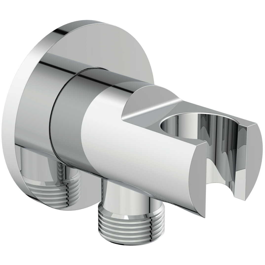 Ideal Standard IdealRain Ankastre El Duşu Askısı ve Dirseği, Krom, BC807AA - 1