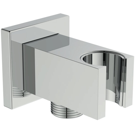 Ideal Standard IdealRain Square El Duşu Askısı ve Dirseği, Krom, BC771AA