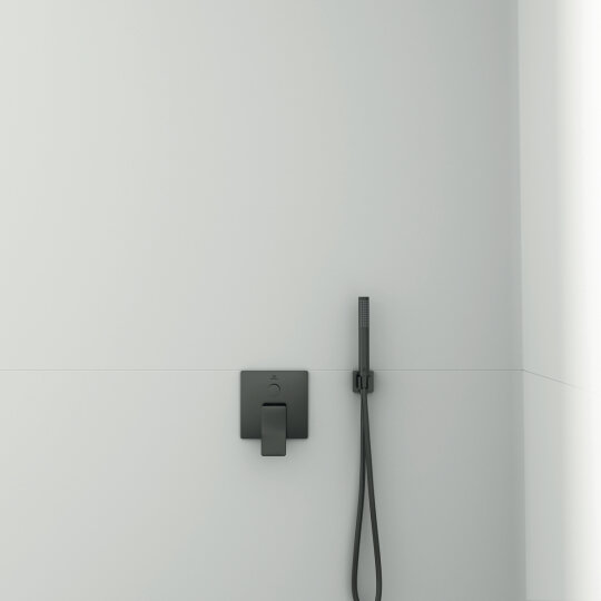 Ideal Standard IdealRain Square El Duşu Askısı ve Dirseği, Manyetik Gri, BC771A5 - 3