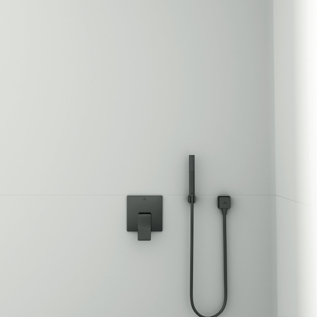Ideal Standard IdealRain Square Sabit Askılık, Manyetik Gri, BC770A5 - 4