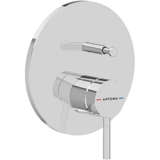 Minimax Round Ankastre Banyo Bataryası, Krom, A43620