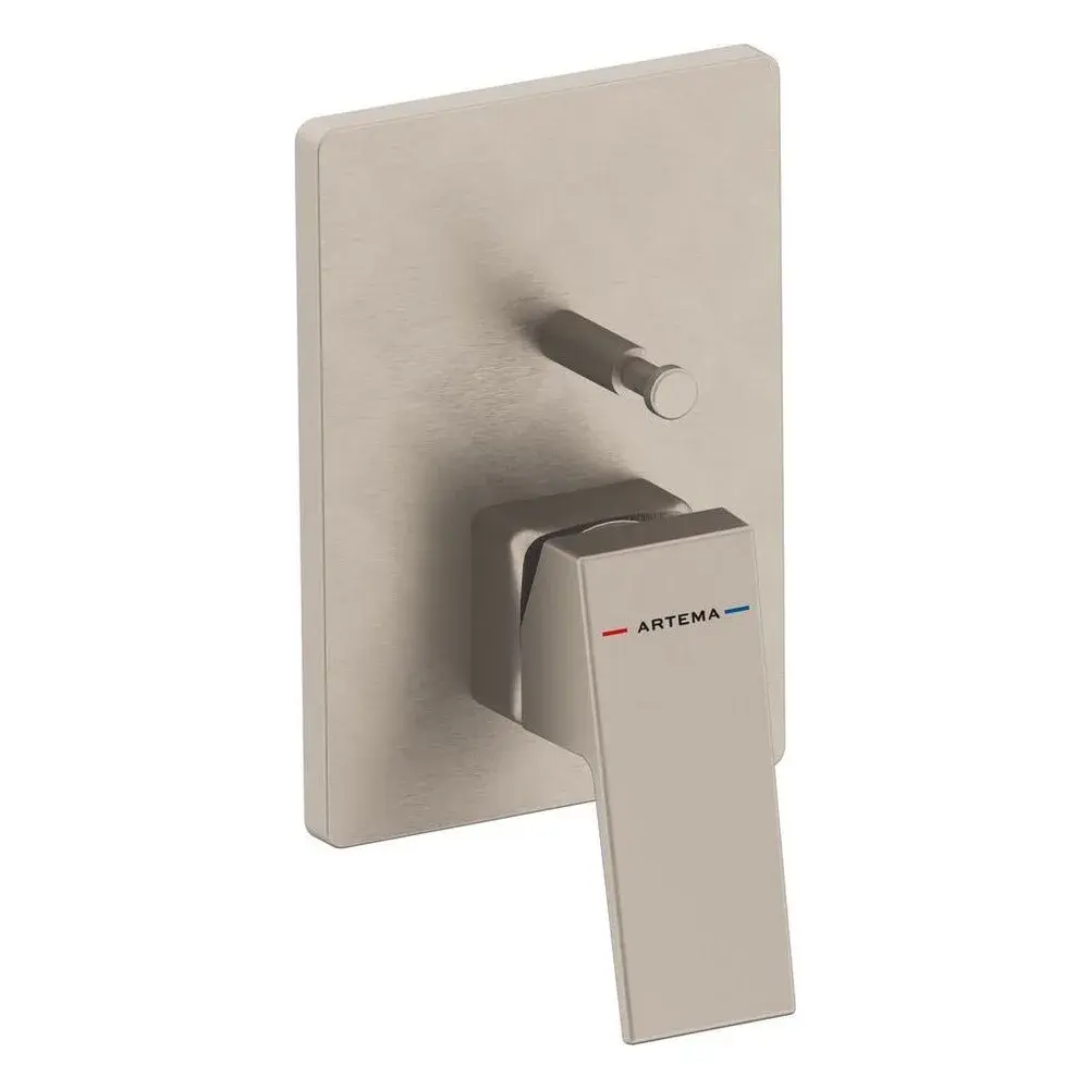Minimax Square Ankastre Banyo Bataryası, Fırçalı Nikel, A4373234 - 1