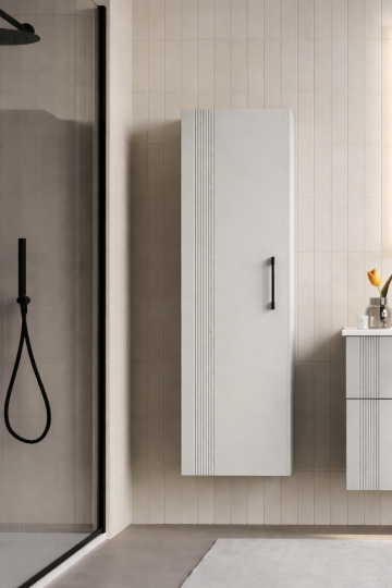 Orka Bari 40 Cm Mat Kaşmir Banyo Boy Dolabı , 3008677 