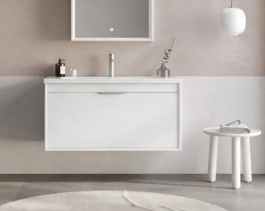 Orka Clay 100 cm Beyaz Banyo Dolabı Alt Modül ve Lavabo, 5002191 - 2