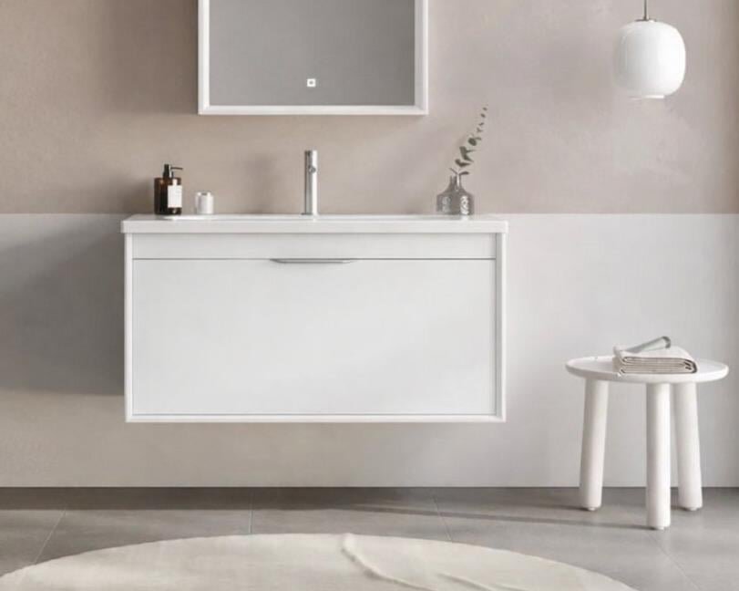 Orka Clay 100 cm Beyaz Banyo Dolabı Alt Modül ve Lavabo, 5002191 - 2