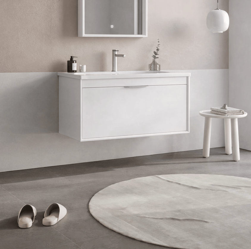 Orka Clay 100 cm Beyaz Banyo Dolabı Alt Modül ve Lavabo, 5002191 - 3