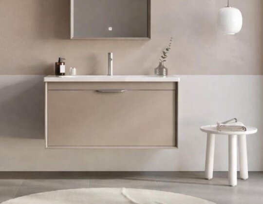 Orka Clay 100 cm Sahra Banyo Dolabı Alt Modül ve Lavabo, 5002190 - 2