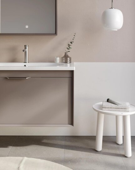 Orka Clay 100 cm Toprak Banyo Dolabı Alt Modül ve Lavabo, 5002189 - 6