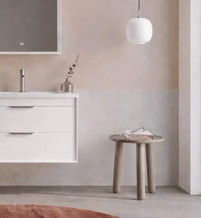 Orka Clay 65 cm Beyaz Banyo Dolabı Alt Modül ve Lavabo (Çift Çekmeceli), 5004379 - 5