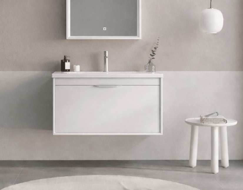 Orka Clay 80 cm Beyaz Banyo Dolabı Alt Modül ve Lavabo, 5002194 - 2