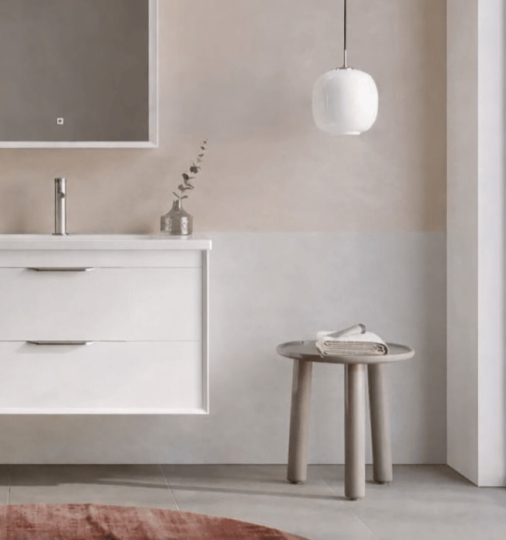 Orka Clay 80 cm Beyaz Banyo Dolabı Alt Modül ve Lavabo (Çift Çekmeceli), 5004382 - 5