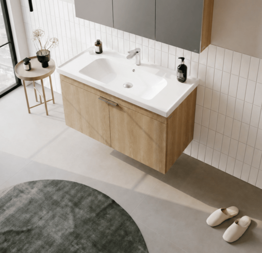 Orka Desna 100 cm, Budva, Banyo Dolabı Alt Modül Ve Lavabo, 5008728 - 4