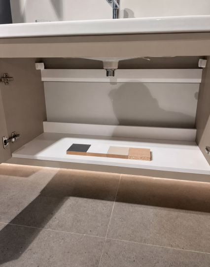 Orka Desna 100 cm, Çöl Beji, Banyo Dolabı Takımı, (Dolaplı Ayna), 5008749 - 5