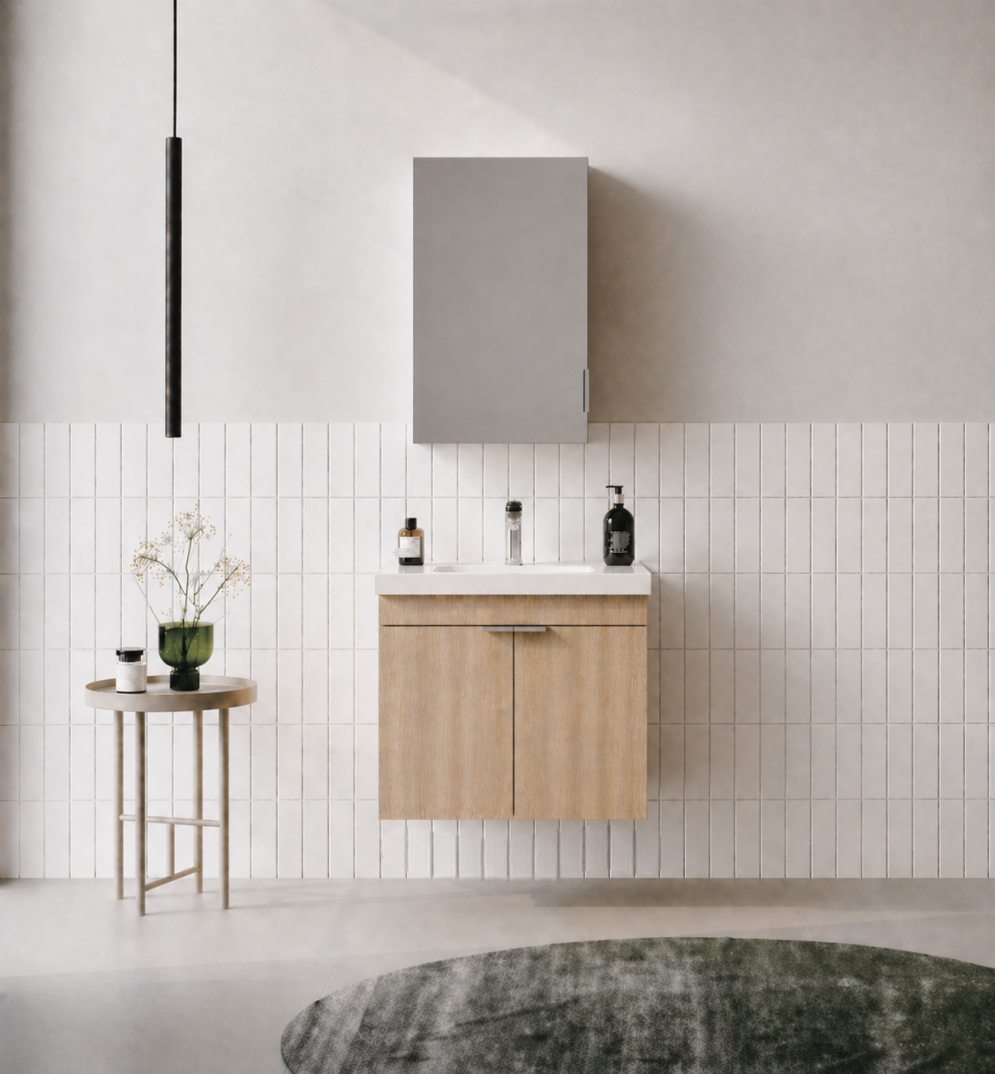 Orka Desna 50 cm, Budva, Banyo Dolabı Takımı, (Dolaplı Ayna), 5009175 - 1