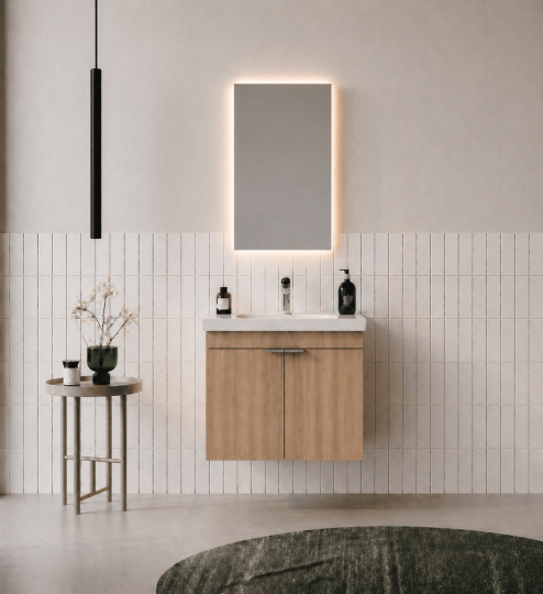 Orka Desna 50 cm, Budva, Banyo Dolabı Takımı, (Düz Ayna), 5007911 - 2