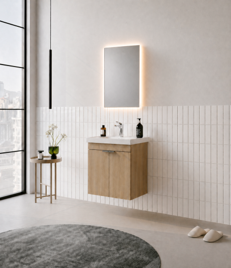 Orka Desna 50 cm, Budva, Banyo Dolabı Takımı, (Düz Ayna), 5007911 - 3
