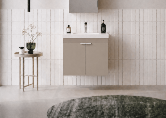 Orka Desna 50 cm, Çöl Beji, Banyo Dolabı Alt Modül Ve Lavabo, 5008557