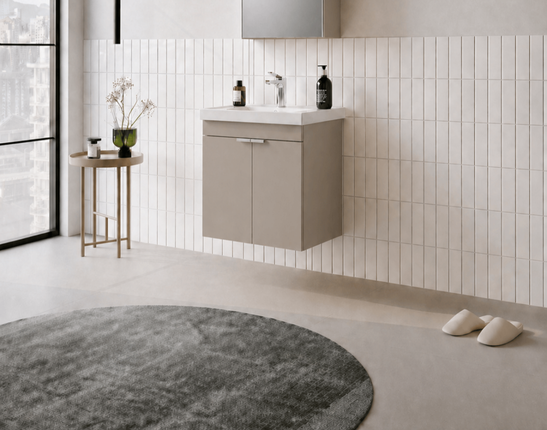 Orka Desna 50 cm, Çöl Beji, Banyo Dolabı Alt Modül Ve Lavabo, 5008557 - 3