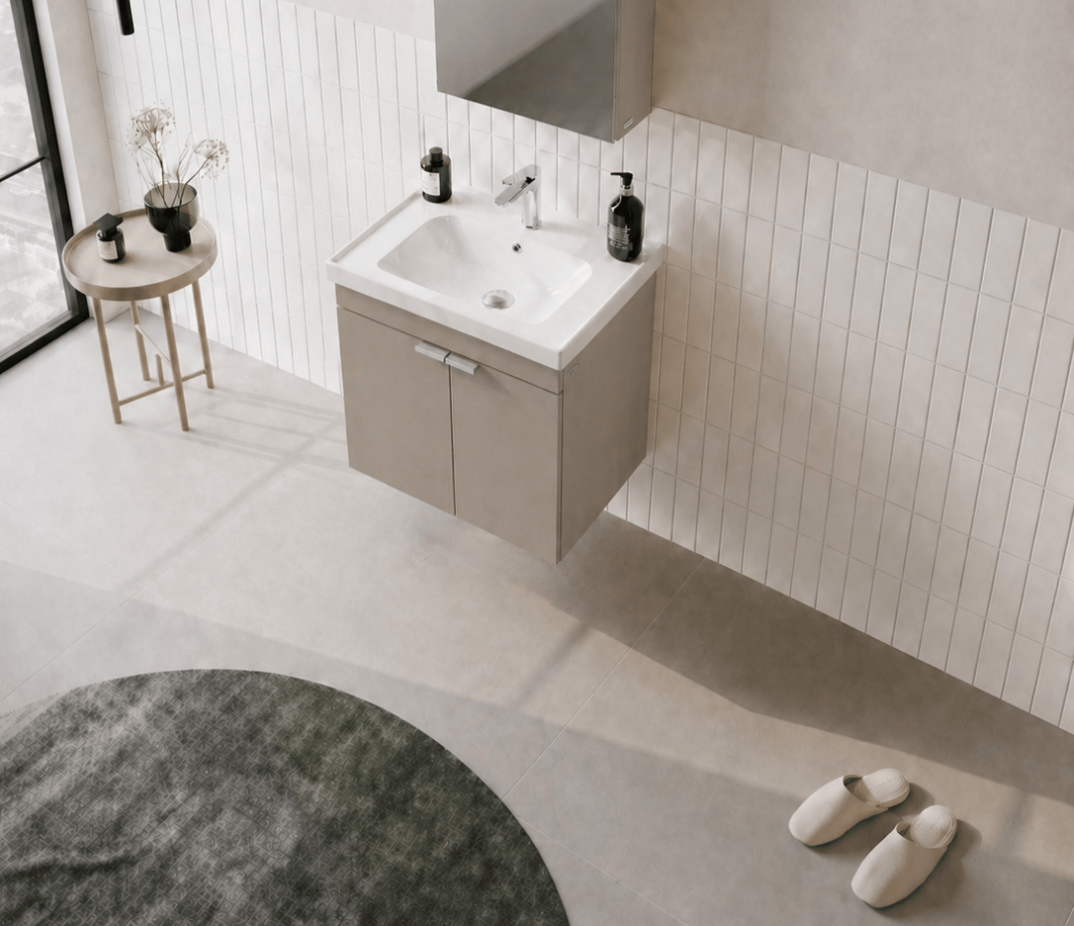 Orka Desna 50 cm, Çöl Beji, Banyo Dolabı Alt Modül Ve Lavabo, 5008557 - 4