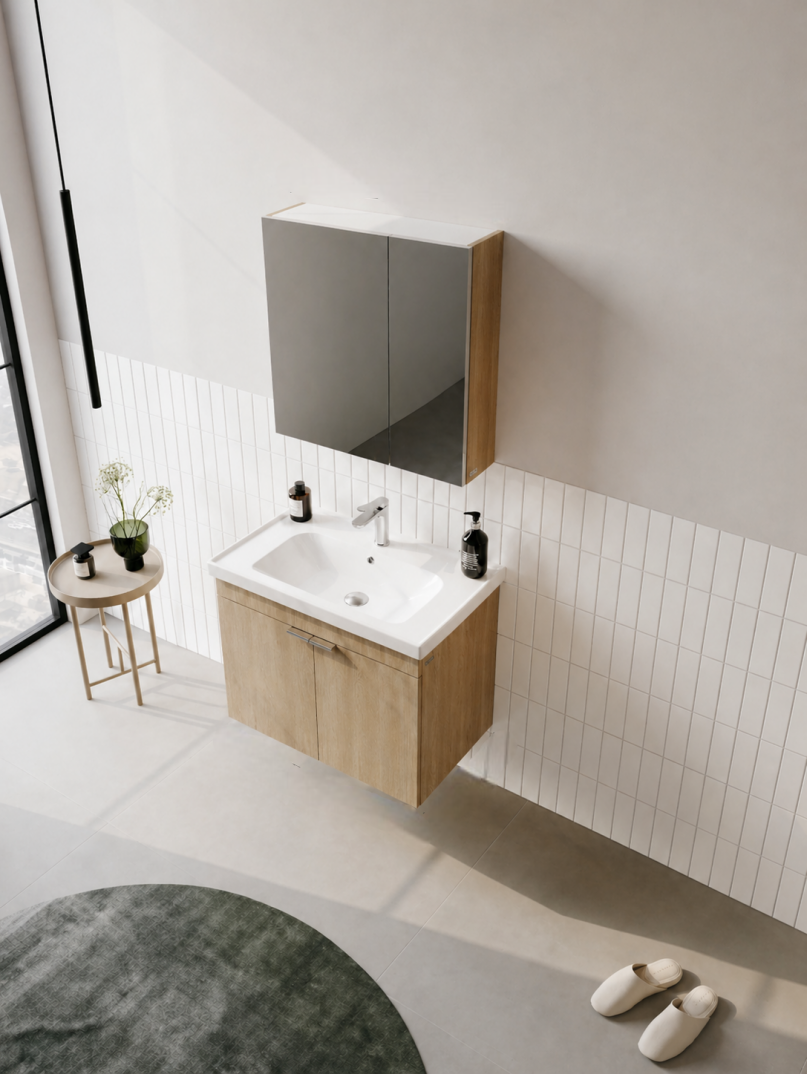 Orka Desna 60 cm, Budva, Banyo Dolabı Takımı, (Dolaplı Ayna), 5007913 - 4