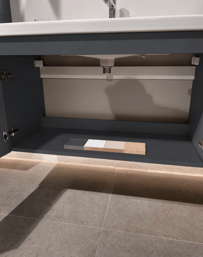 Orka Desna 60 cm, Mat Antrasit, Banyo Dolabı Takımı, (Dolaplı Ayna), 5007930 - 5