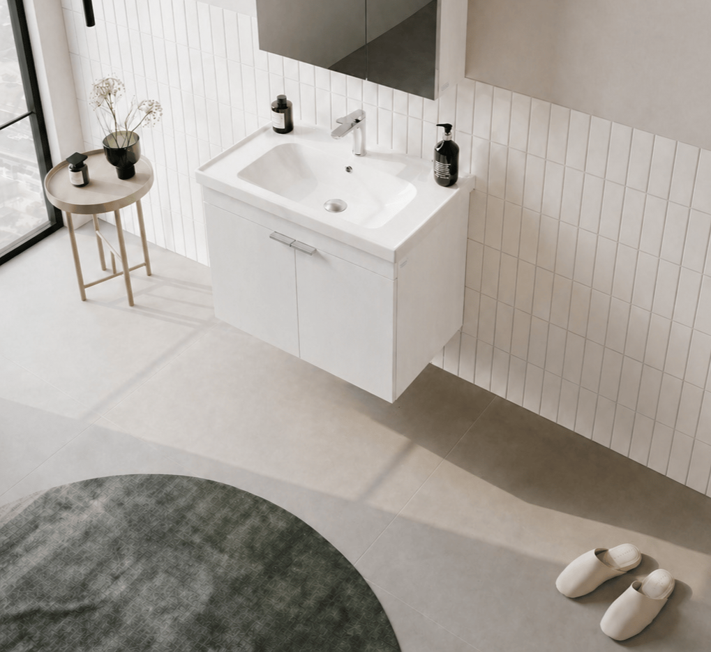 Orka Desna 60 cm, Mat Beyaz, Banyo Dolabı Alt Modül Ve Lavabo, 5007920 - 4