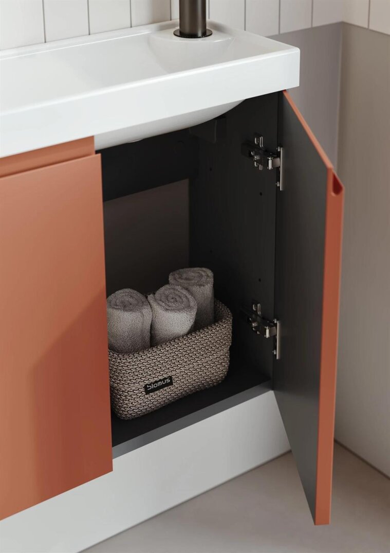 Orka Ferla 110 cm Mat Tarçin Banyo Dolabı Takımı - 5