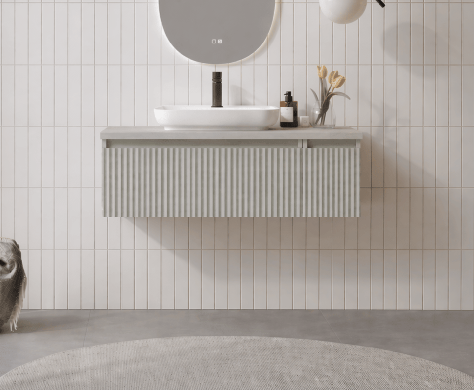 Orka Lentia 100 cm Mat Kaşmir Banyo Dolabı Alt Modül Ve Lavabo, 5007088 - 1