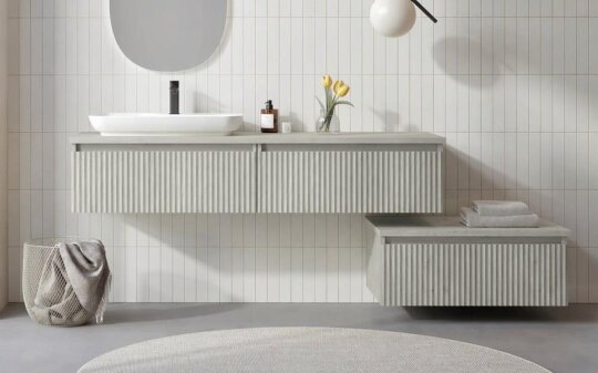 Orka Lentia 160 cm Mat Kaşmir Banyo Dolabı Alt Modül Ve Lavabo, 5008214 