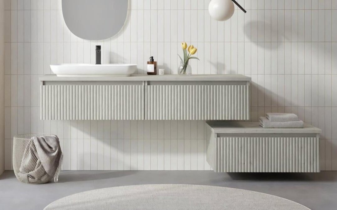 Orka Lentia 160 cm Mat Kaşmir Banyo Dolabı Alt Modül Ve Lavabo, 5008214 - 2